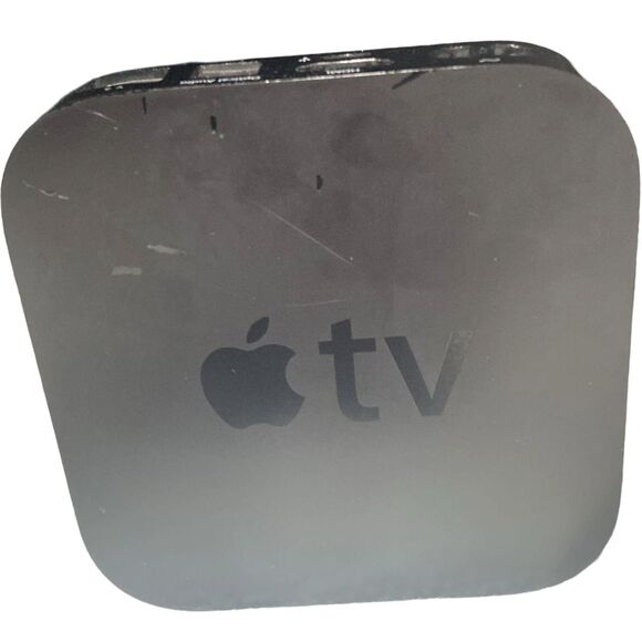 Apple TV 3rd Gen A1427 8GB 1080p HD Media Streamer Black Device Only WiFi HDMI - Picture 1 of 6